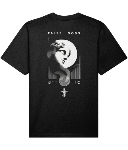 Full Moon Black Heavyweight T-Shirt - Back view