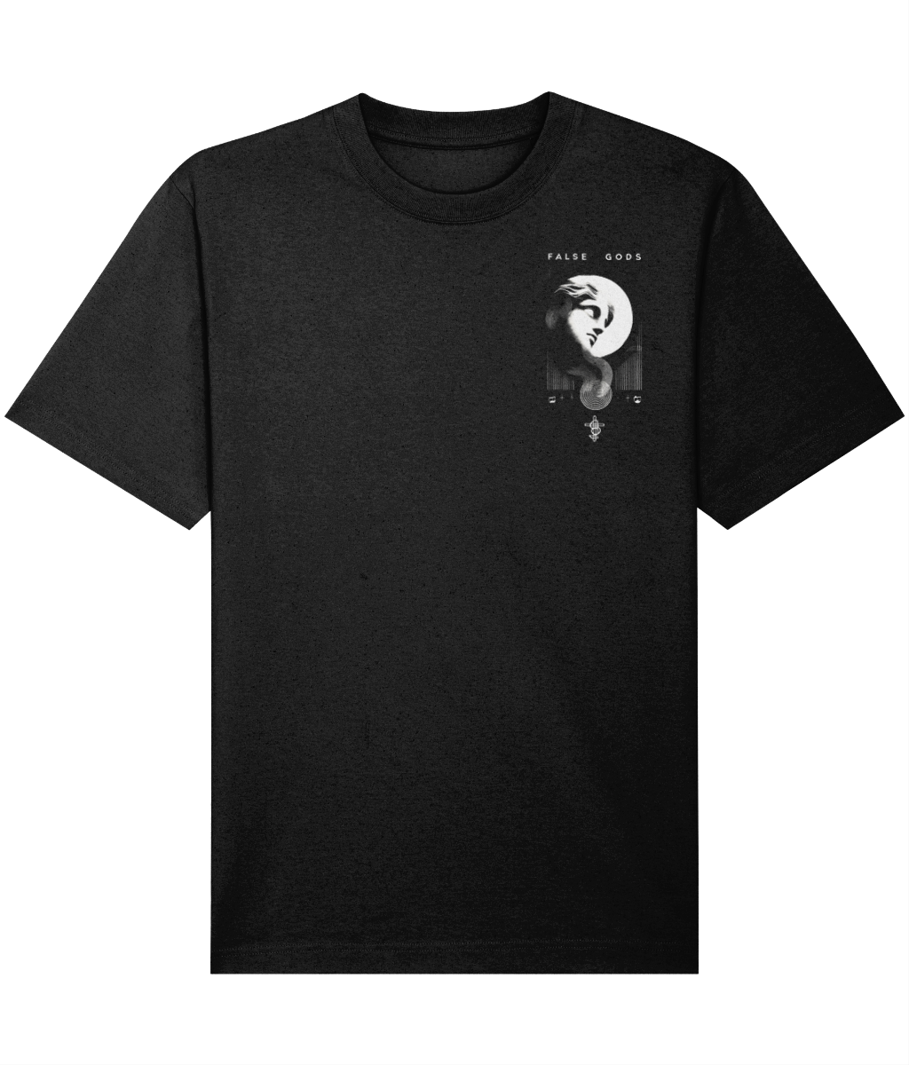 Full Moon Black Heavyweight T-Shirt - Front view