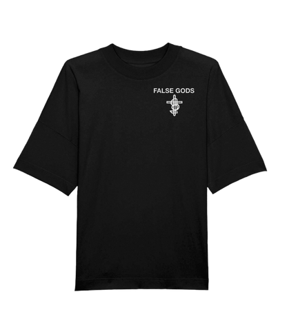 Sacred Flow Black Oversized T-Shirt - Back view